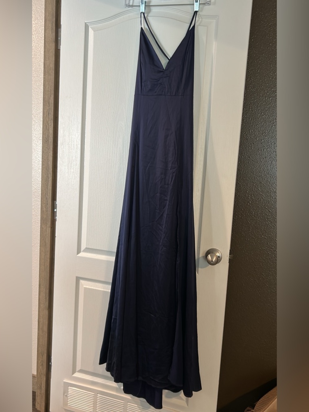 Windsor Midnight Navy V-Neck Maxi Dress